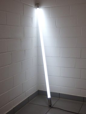 XENON LED Wandleuchte Leuchtstab weißes Kabel mit Schalter 18 Watt kalt weiß 2000Lm 123cm, LED Röhre T8, Xenon Kalt Weiß