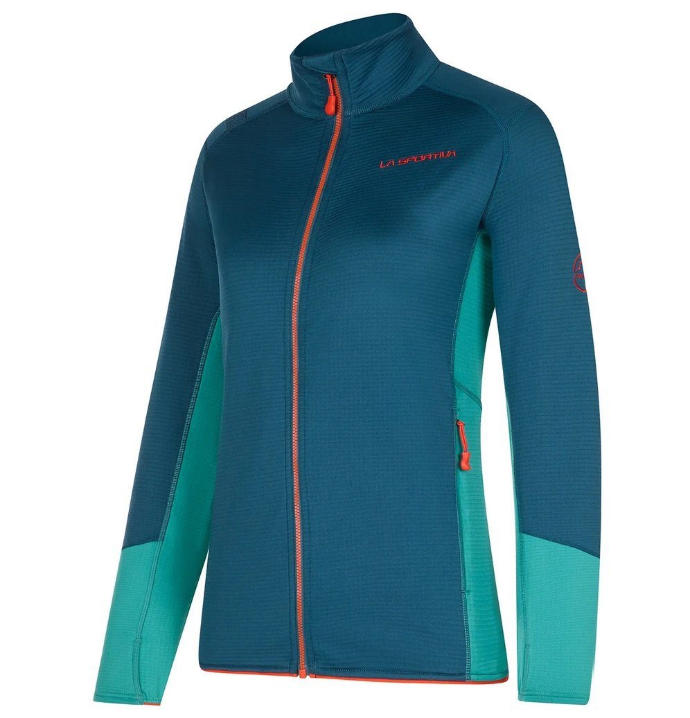 La Sportiva Fleecejacke Chill Jkt (Thermojacke, leicht, bequem) blau Damen