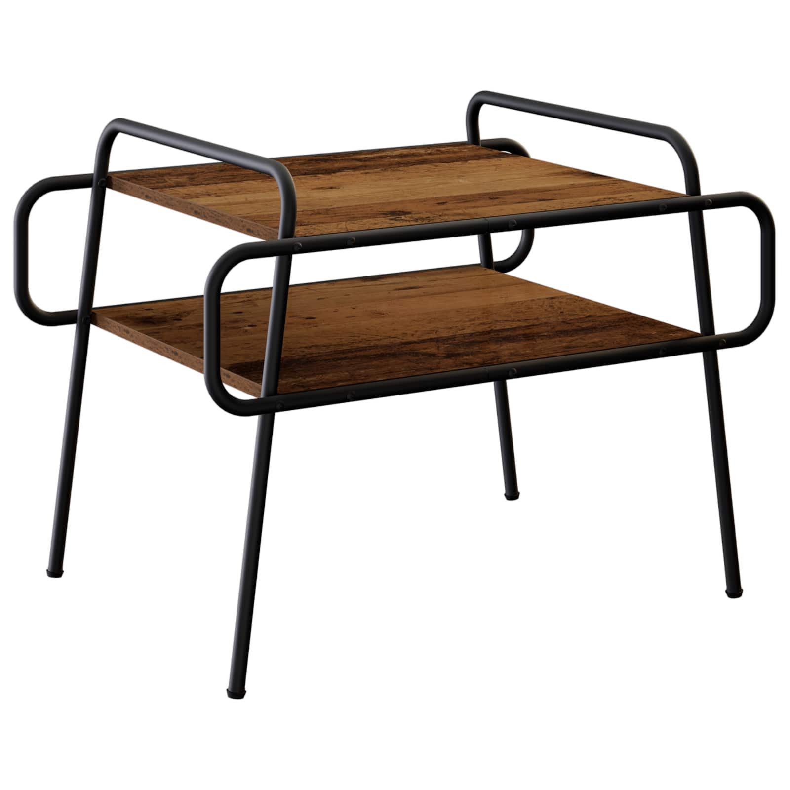 vidaXL Couchtisch Couchtisch Altholz 70 x 50 x 51 cm Holzwerkstoff (1-St)