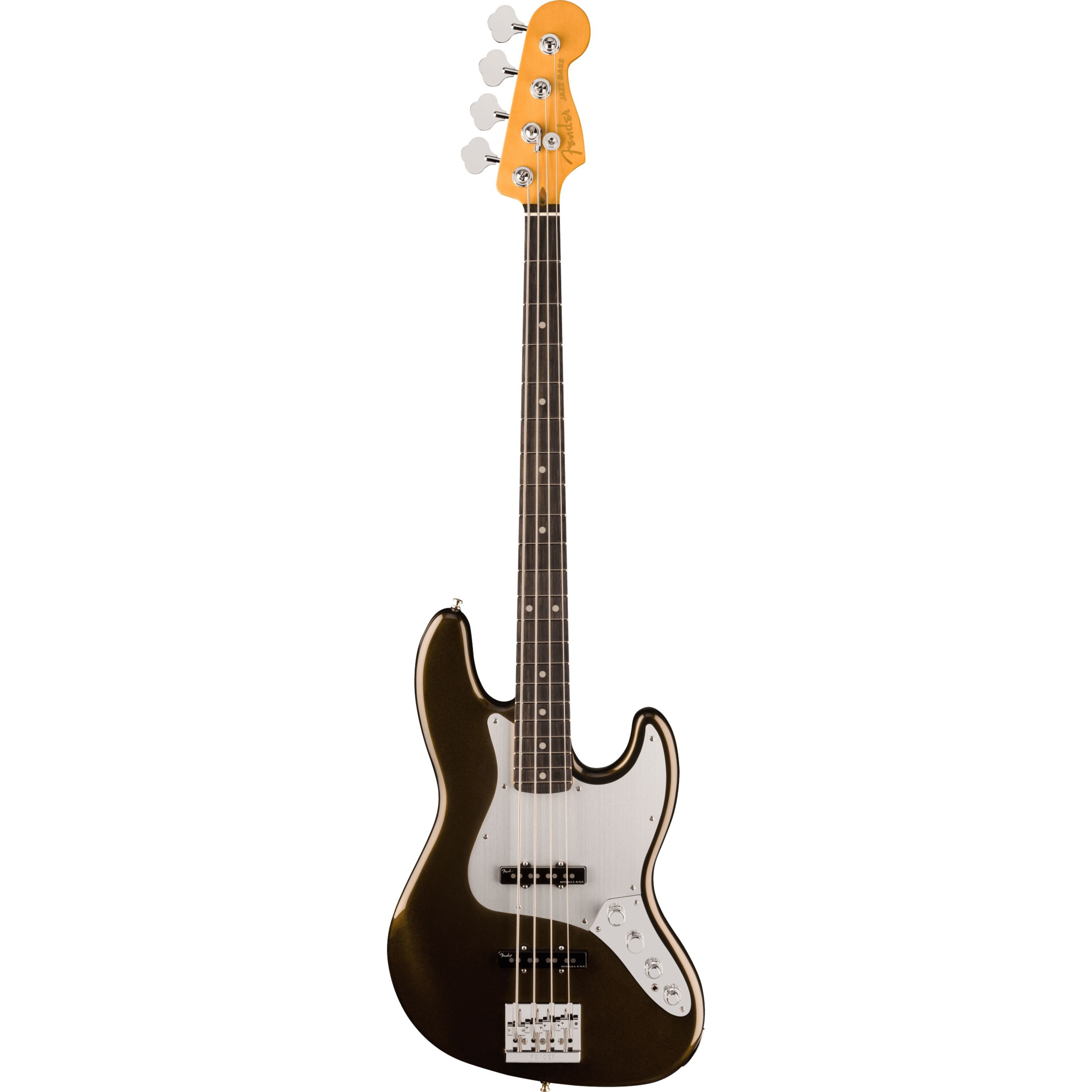 Fender E-Bass, E-Bässe, 4-Saiter E-Bässe, American Ultra II Jazz Bass EB Texas Tea - E-Bass