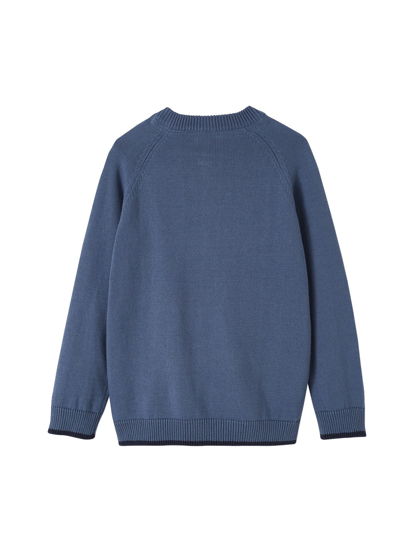vertbaudet Strickjacke Jungen Strickjacke im College-Look