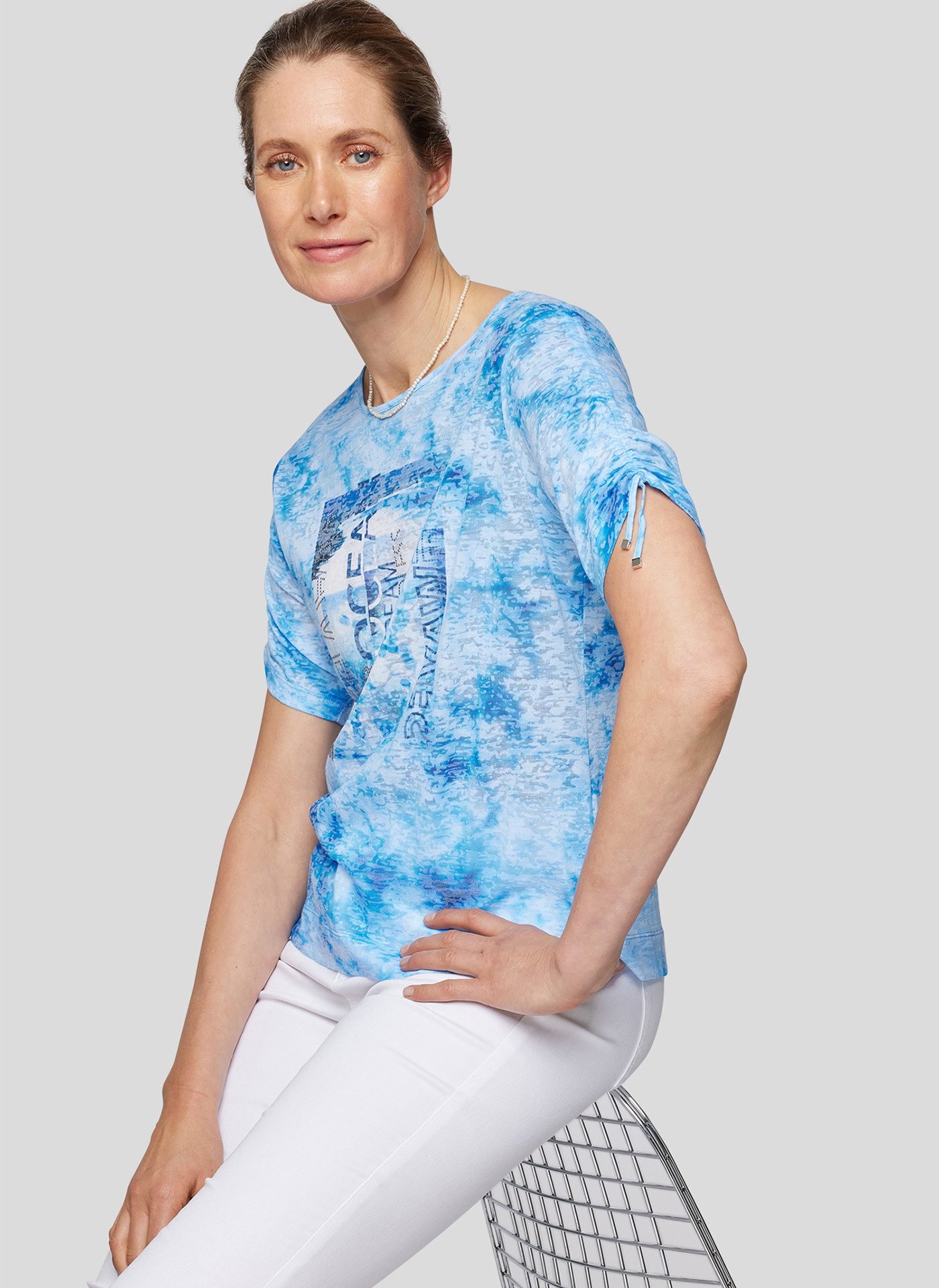 Rabe Print-Shirt Rabe T-Shirt mit abstrakter Musterung