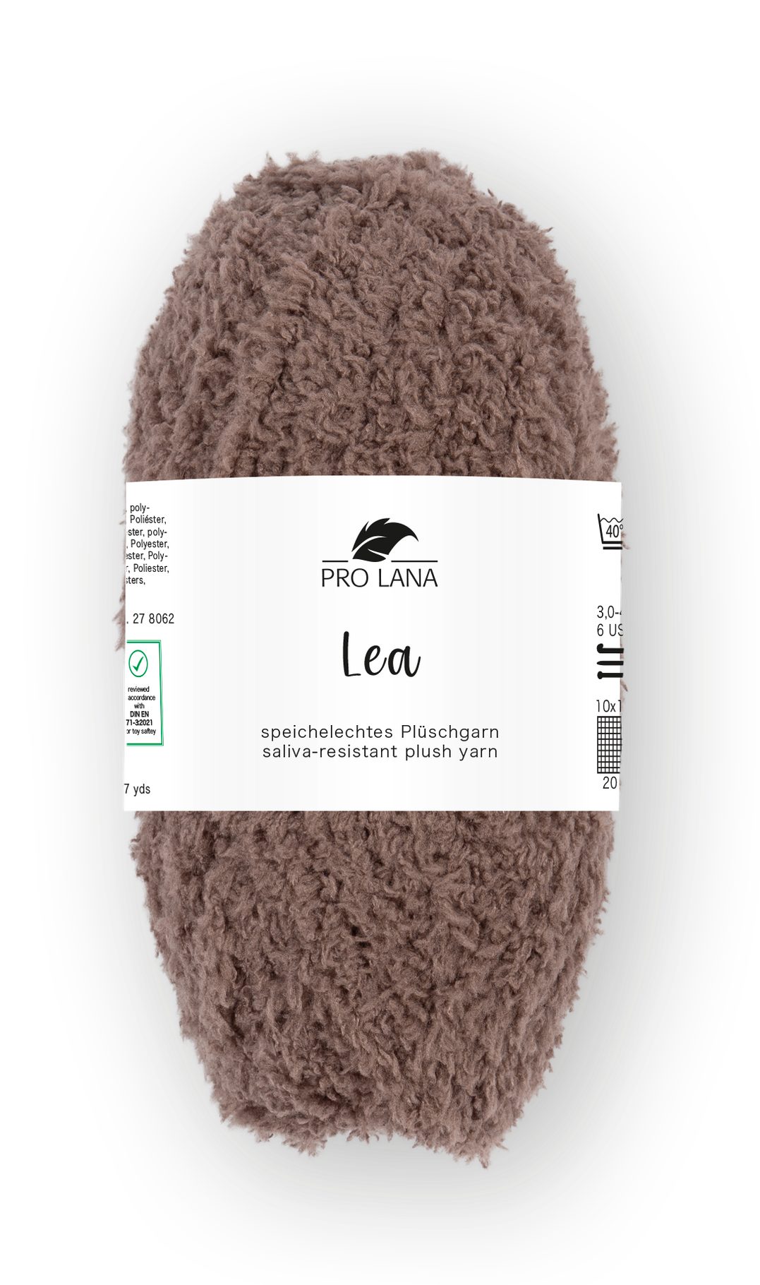 Pro Lana LEA Babyplüsch Garn 25 g weich und flauschig Häkelwolle, 90 m (Ultraweiches Garn für Baby & Kuschelprojekte), 25 g