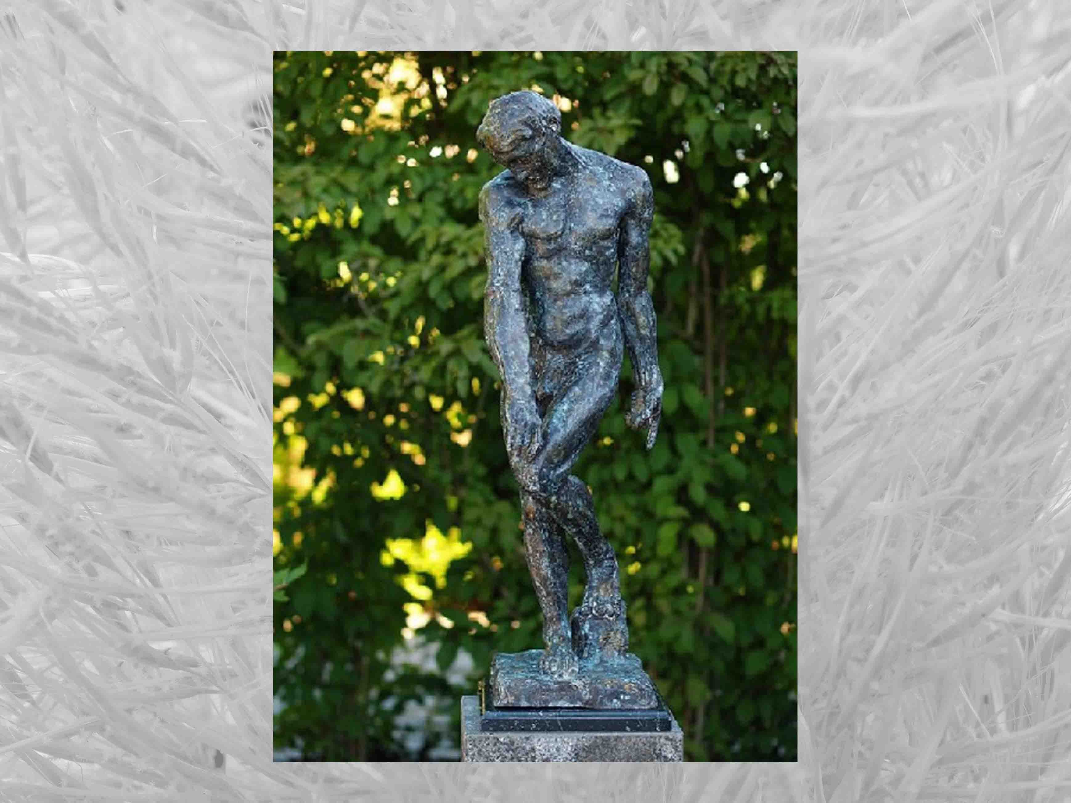IDYL Gartenfigur IDYL Adam Bronze von Rodin, Bronze-Skulptur