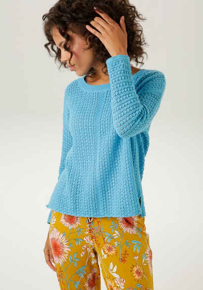 Aniston CASUAL Вязаные свитера mit ausdrucksvollem Ajour-Muster - NEUE KOLLEKTION