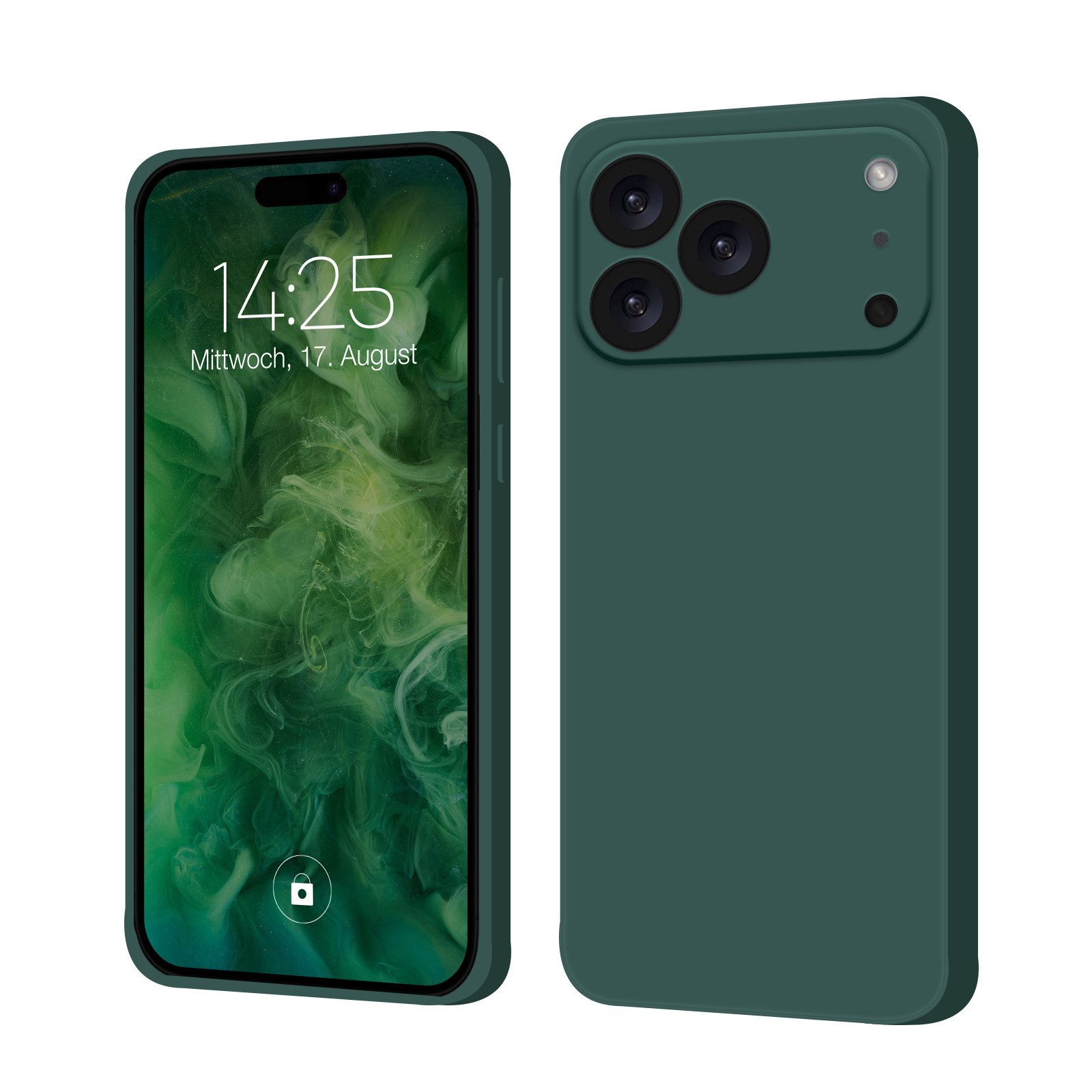 Tec-Expert Handyhülle SoftGrip Cover Hülle für Apple iPhone 17 Pro, Handy Case Bumper integrierter Kameraschutz flexibel