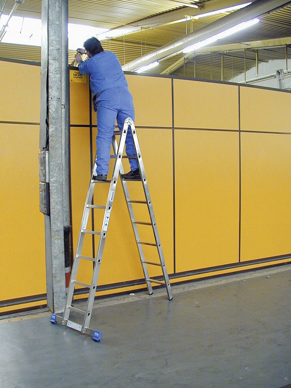 KRAUSE Doppelleiter Krause Aluminium-Gelenk-Doppelleiter STABILO 5,48