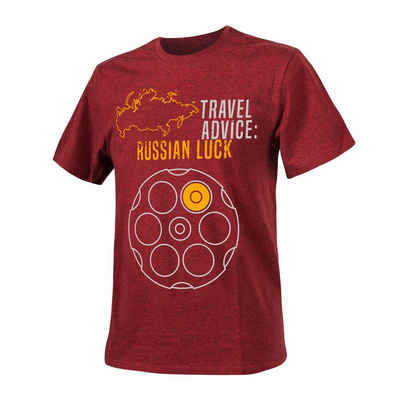 Helikon-Tex T-Shirt »Helikon Tex Travel Advice Russian Luck T-Shirt« (1-tlg)