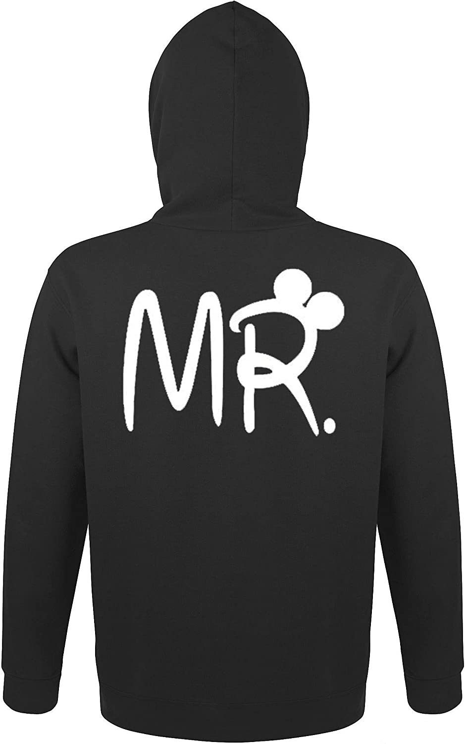 Couples Shop Kapuzenpullover Mr & Mrs Mister Misses Hoodie Pullover mit modischem Print – Bild 2 von 5
