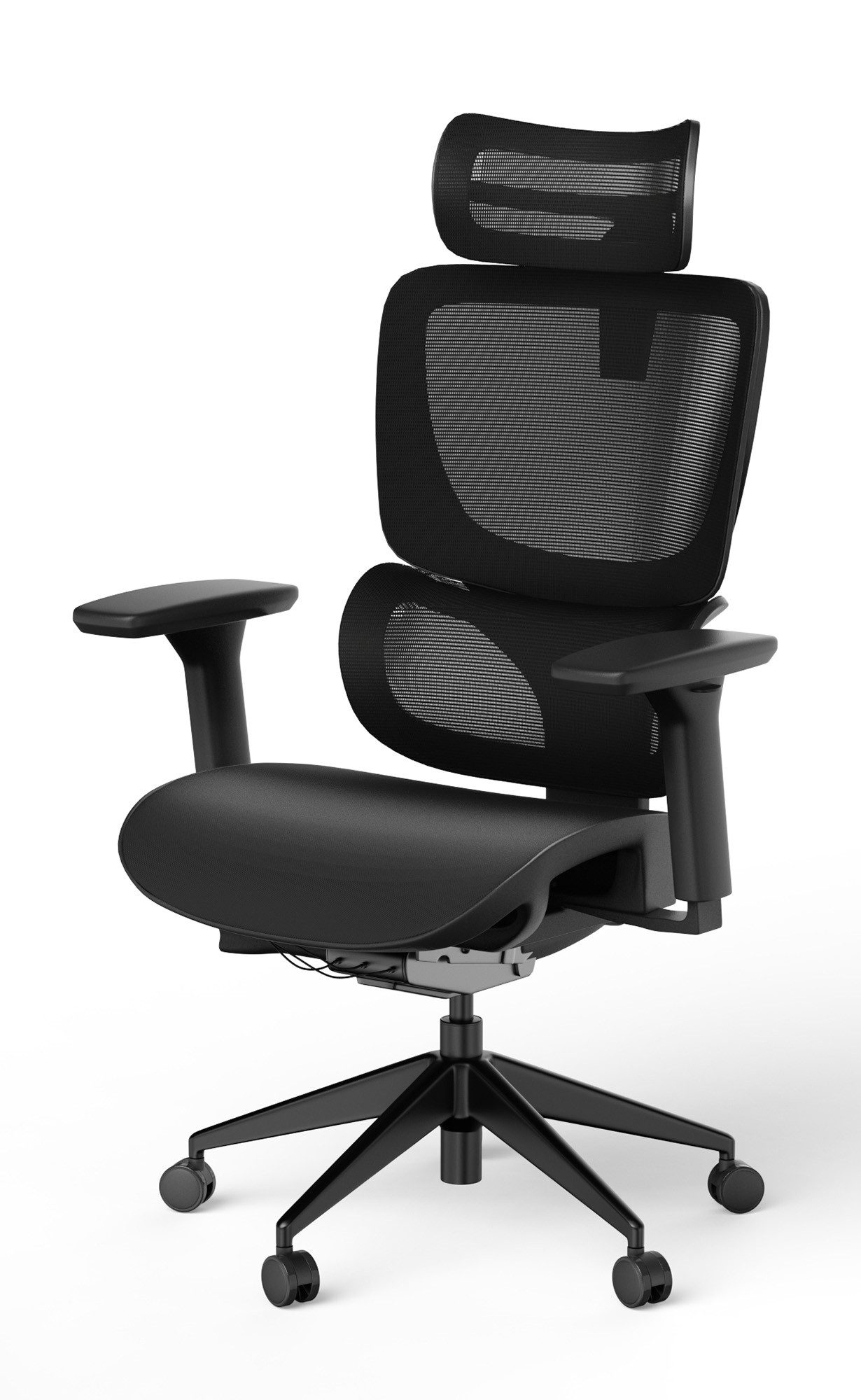 Ergolutions Bürostuhl ergonomisch SENTA FX Schreibtischstuhl, 7 Jahre Garantie / Sitzneigung / Schiebesitz / Lumbalstütze