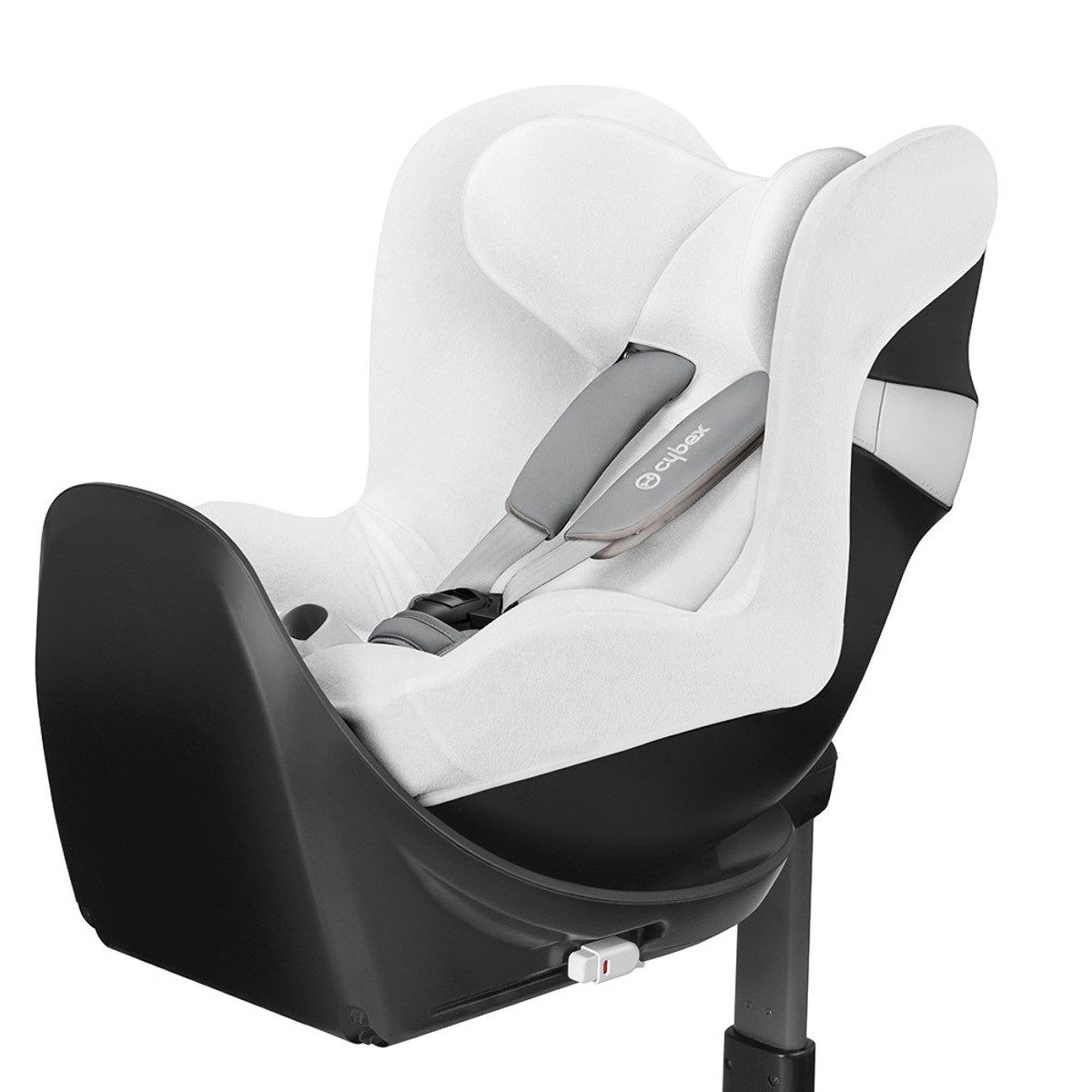 Cybex Reisebett Cybex Sommerbezug Sirona M2 i-Size weiss (1-St) Frottee-Bezug für Reboarder-Autositz, saugfähig und kühlend