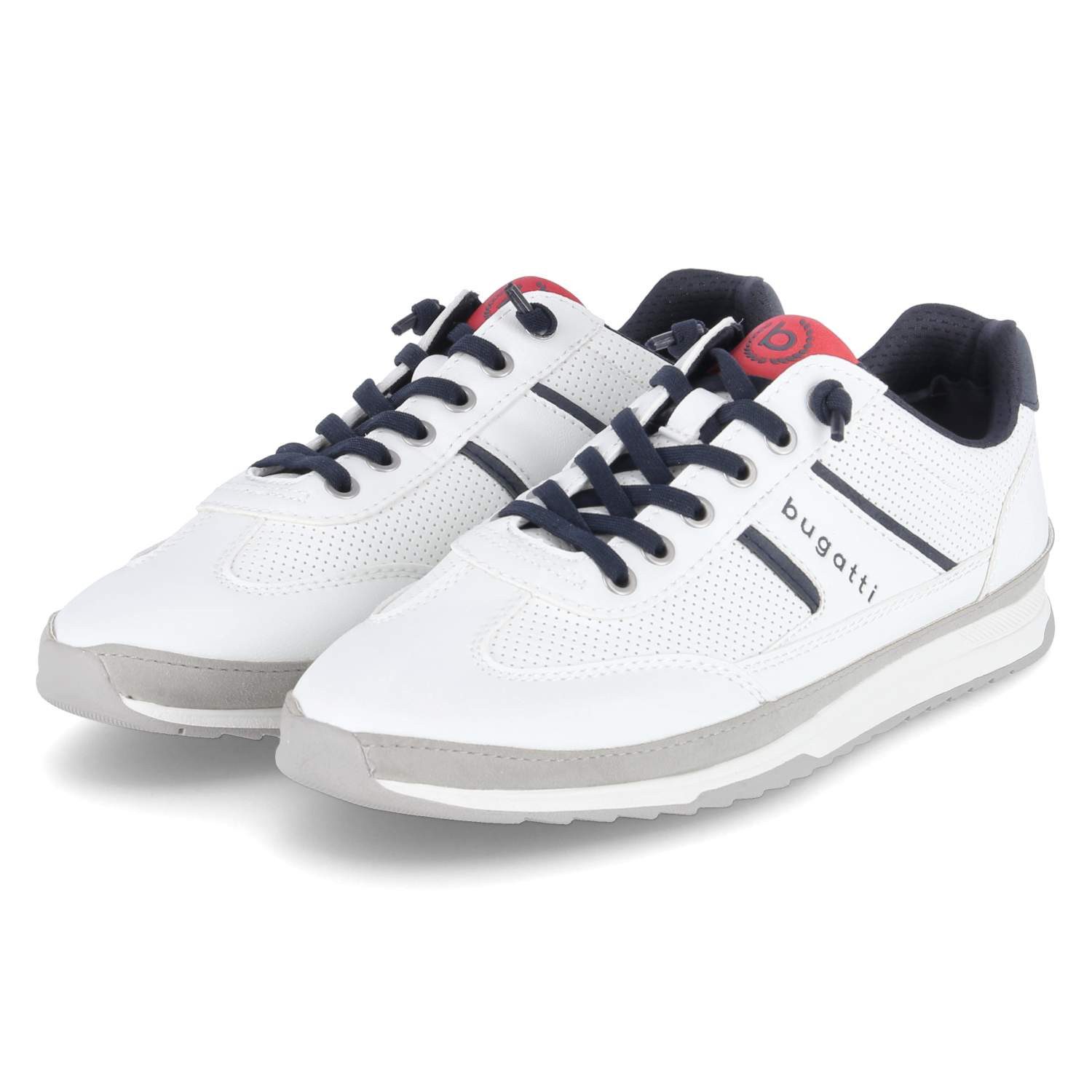 bugatti Bugatti - male - 321A3A015050-2012 - Synthetik - weiss Schnürschuh günstig online kaufen