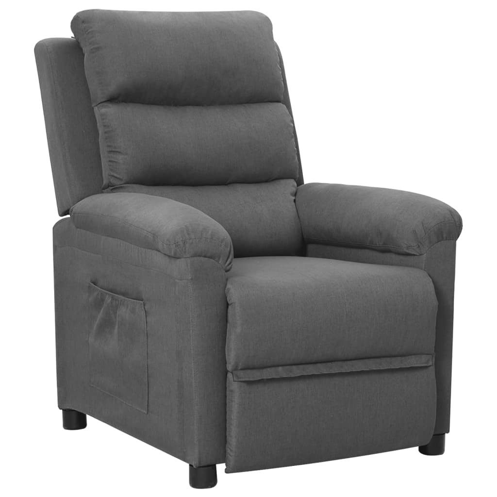vidaXL Sessel Relaxsessel Hellgrau Stoff (1-St) günstig online kaufen