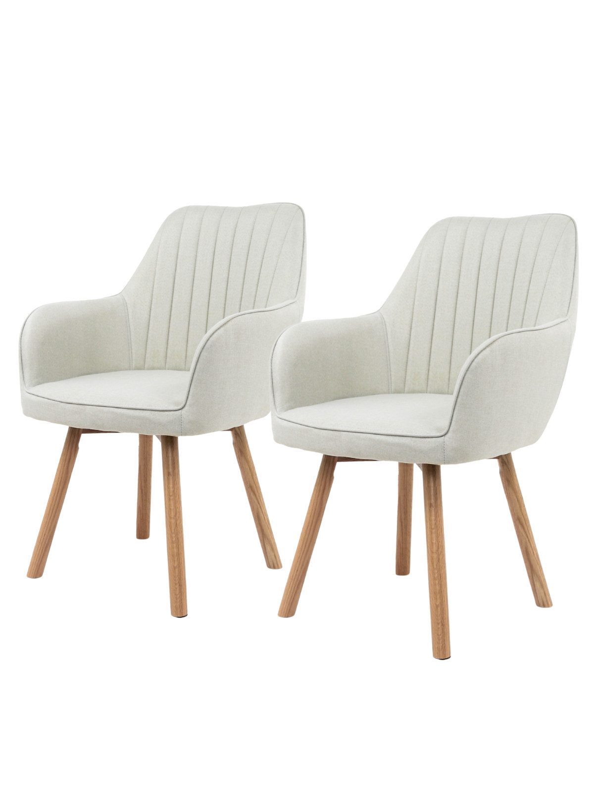 holz4home® Esszimmerstuhl 2er Set I Gepolsterter Wohnzimmerstuhl mit Beinen günstig online kaufen