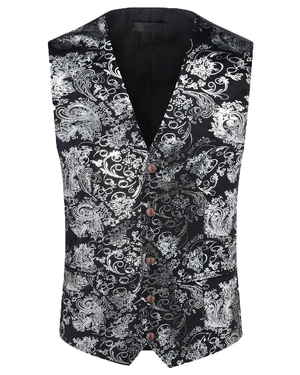 Allthemen Anzugweste Elegante Jacquard Anzugweste für günstig online kaufen