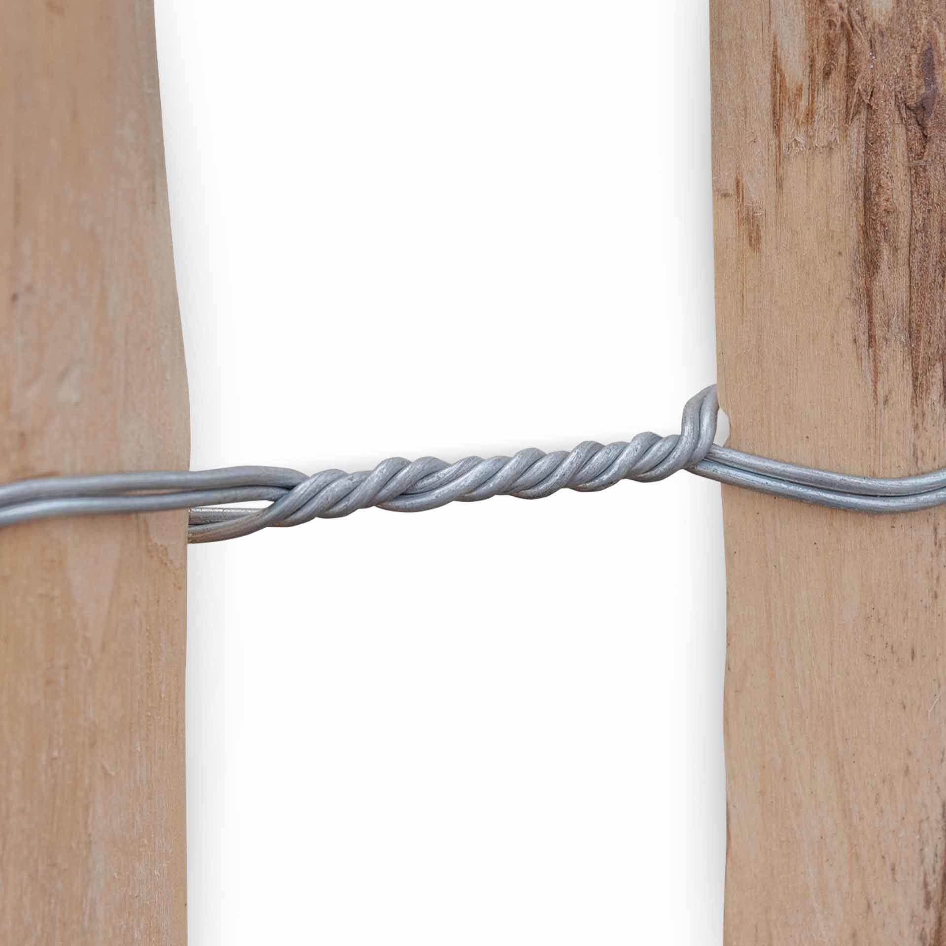 STILTREU Staketenzaun Staketenzaun Haselnuss - Höhe 50 cm, Länge 5 m, Lattenabstand 3-5 cm – Bild 3 von 5