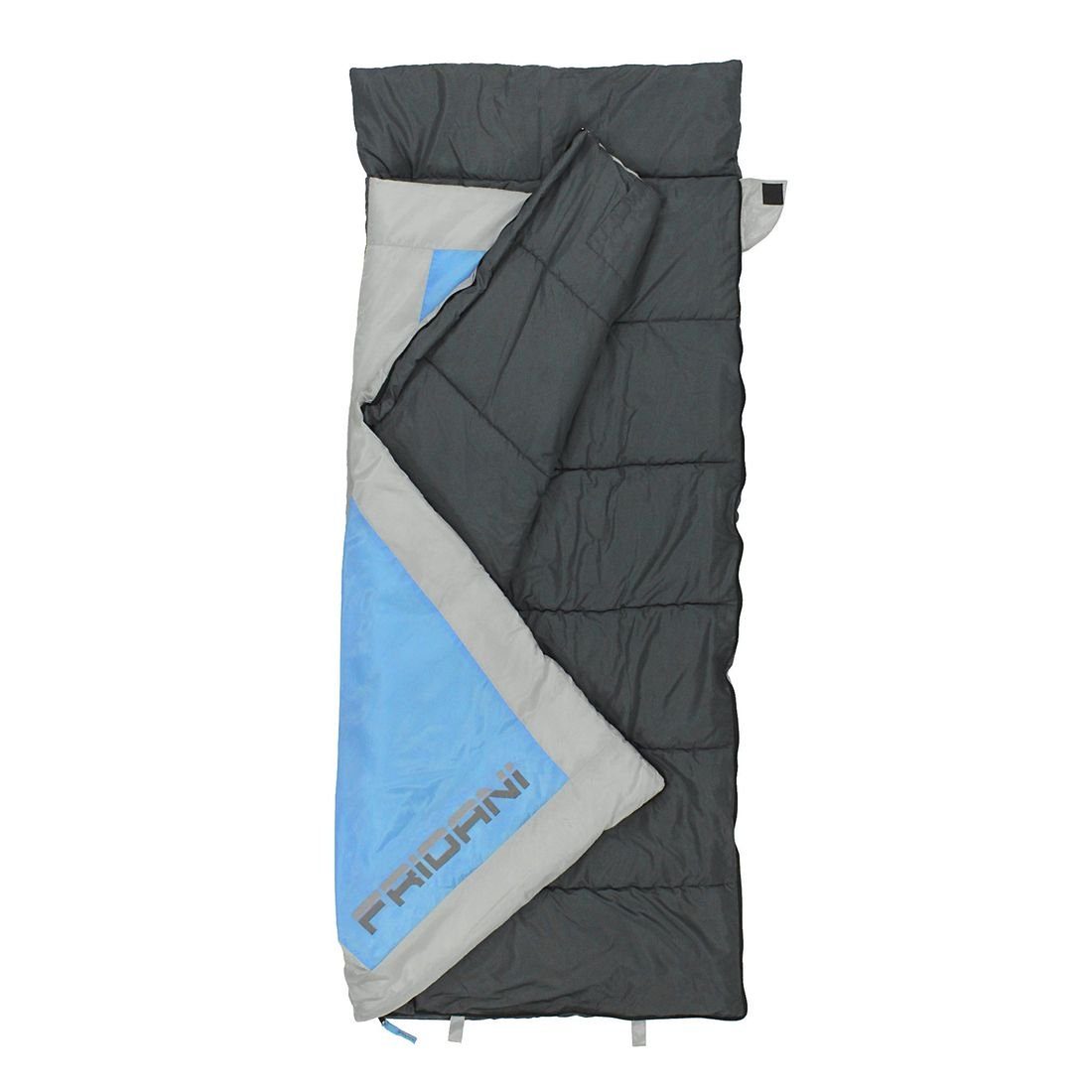 FRIDANI Deckenschlafsack Kinderschlafsack 170x70 QB warm waschbar Blau Deckenschlafsack