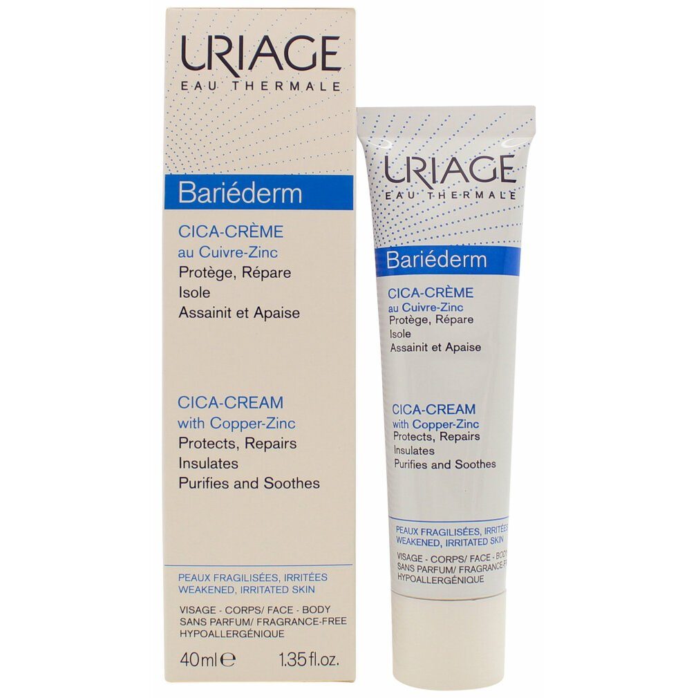 (40 Cica-Cream Tagescreme ml) Uriage Uriage Bariederm Repairing