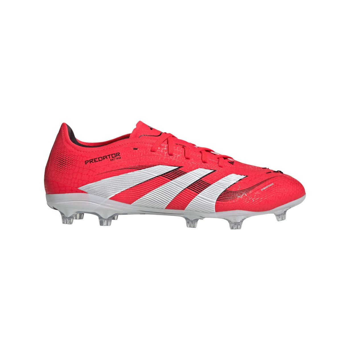 adidas Performance Predator Pro FG für feste Böden (Naturrasen) rot/weiss Herren Fußballschuh