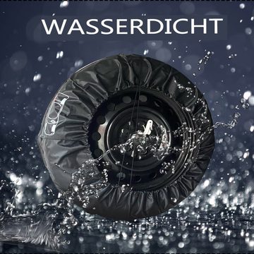 Insma Reifentasche (4-tlg), 16-20 Zoll Universal Auto Radabdeckung Wasserfest
