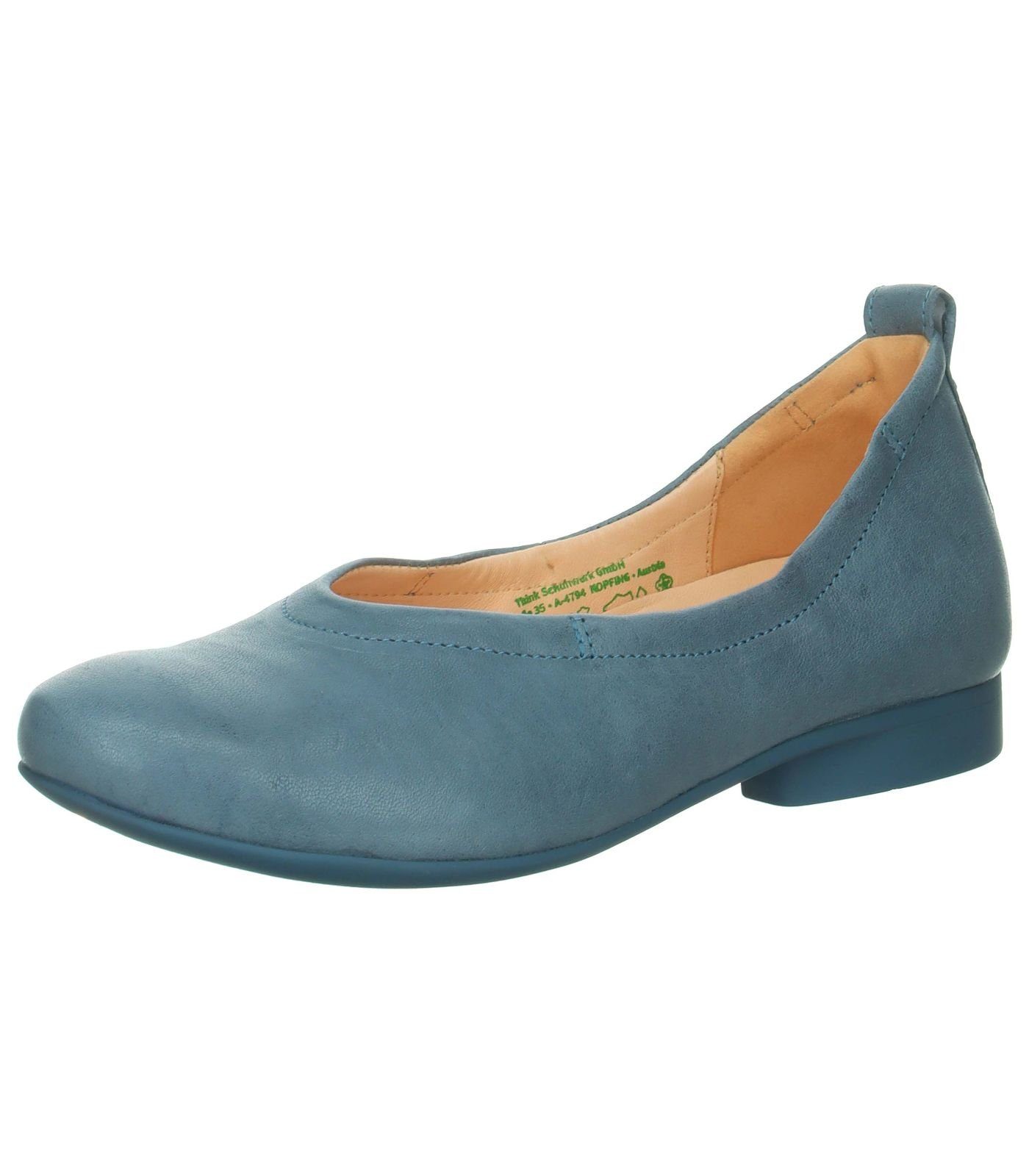 Leder Think! Ballerinas Denim Ballerina