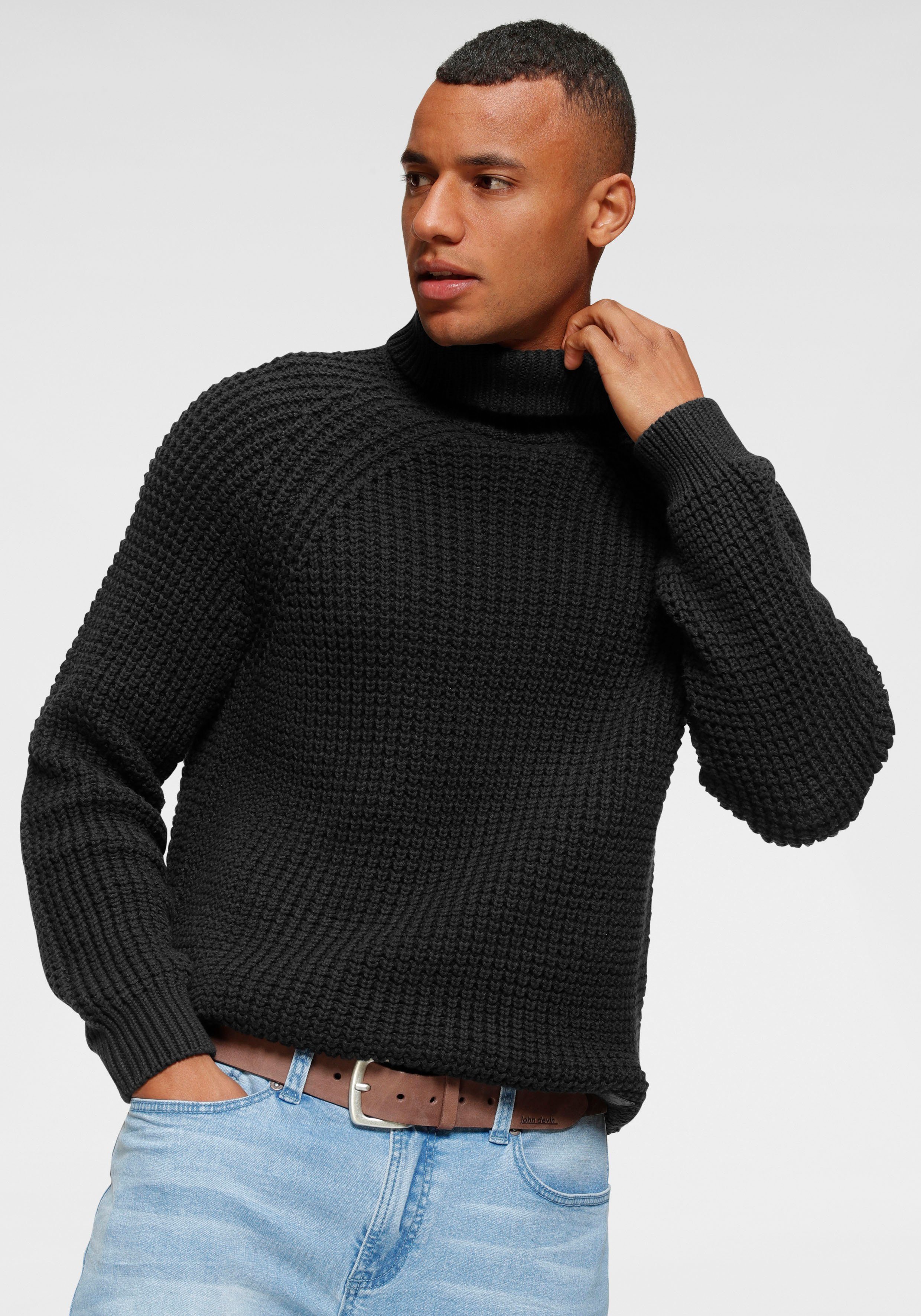 Schwarze Herren Rollkragenpullover online kaufen | OTTO