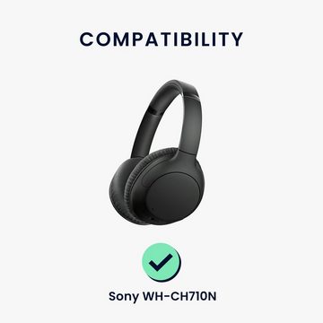 kwmobile 2x Ohr Polster für Sony WH-CH710N Ohrpolster (Ohrpolster Kopfhörer - Kunstleder Polster für Over Ear Headphones)