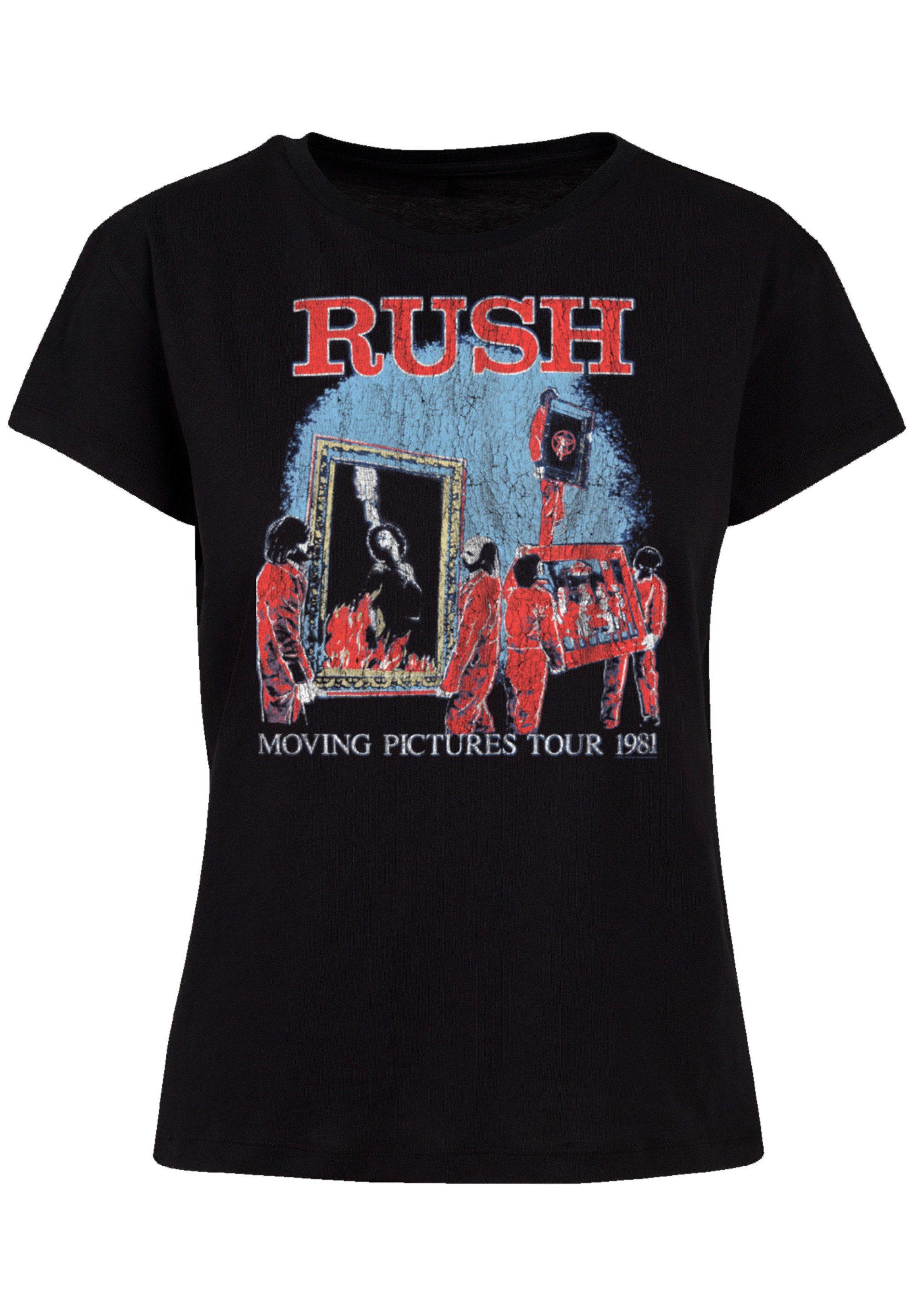 F4NT4STIC T-Shirt Rush Rock Band Moving Pictures Tour Premium Qualität,  Perfekte Passform und hochwertige Verarbeitung