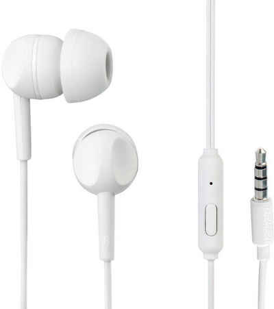 Thomson EAR3005GD Kopfhörer, In-Ear, Mikrofon, Weiß Headset In-Ear-Kopfhörer