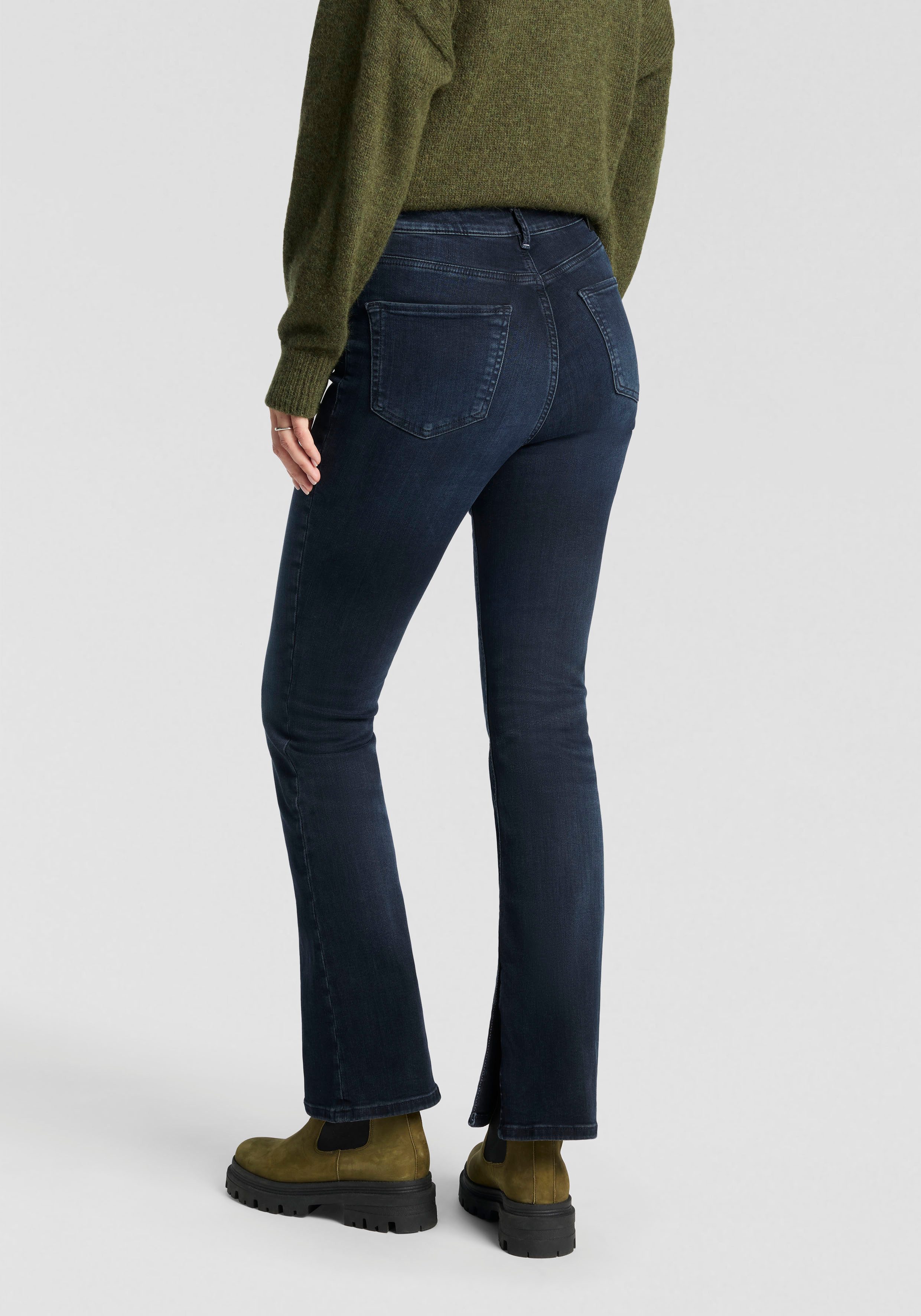 BOSS ORANGE Bootcut-Jeans Rosa High Rise Bootcut Premium Damenmode mit gesc günstig online kaufen