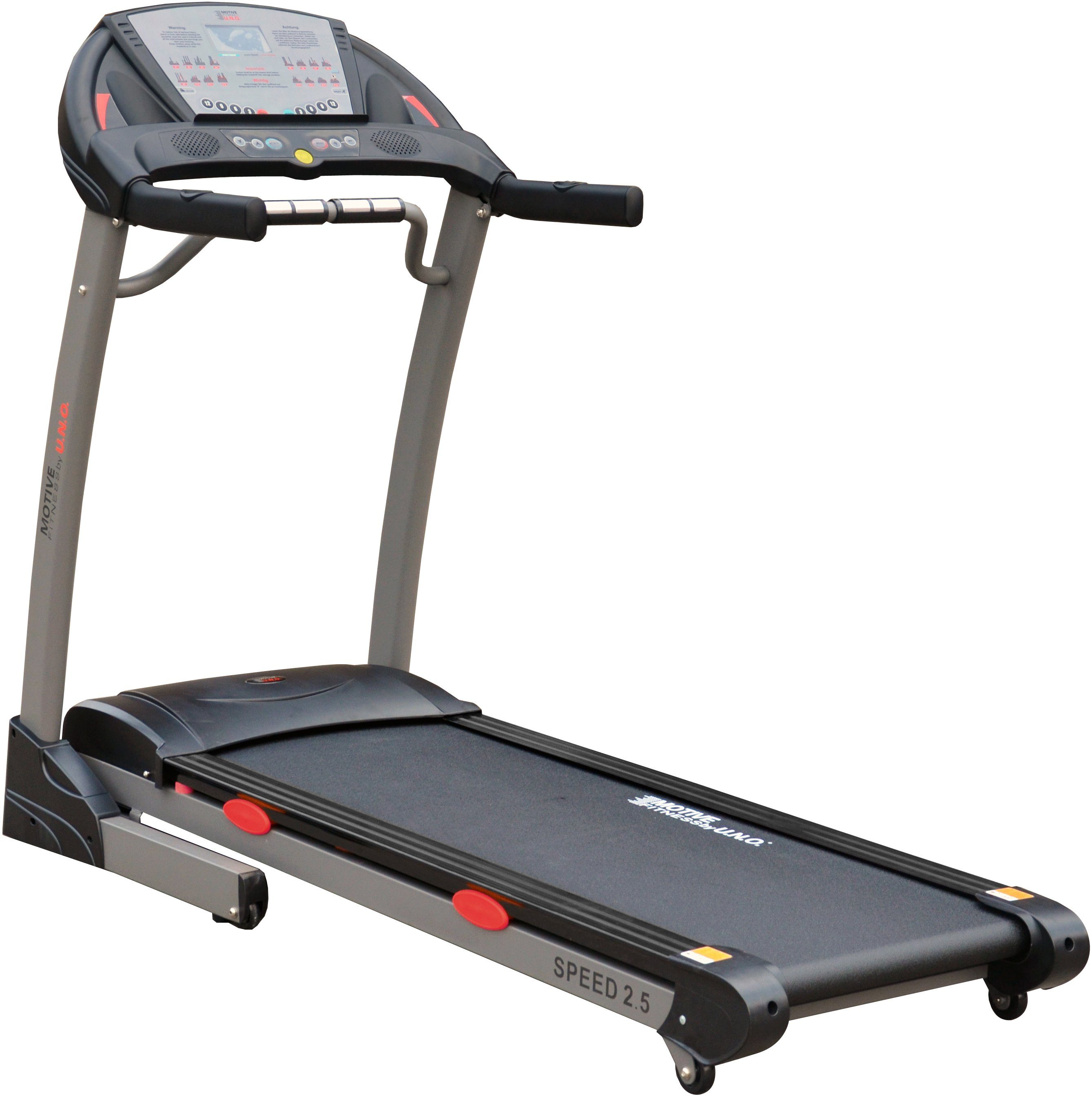 MOTIVE FITNESS by U.N.O. Laufband Speed 2.5, mit Höchstgeschwindigkeit 20 km/h und Multifunktions-LCD-Display