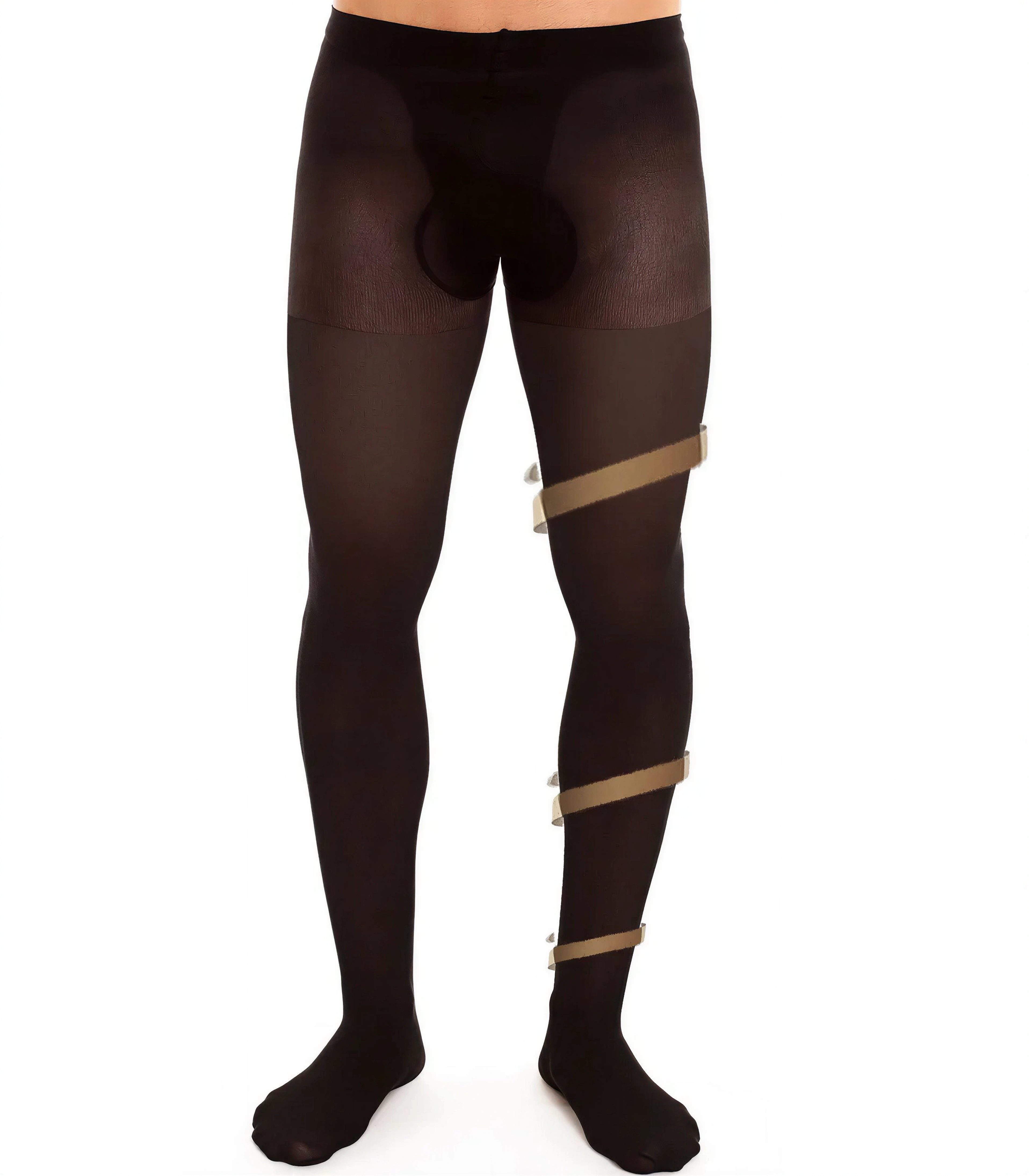 GLAMORY Stützstrumpfhose Herren SUPPORT 40 DEN 40 DEN (Packung 1 St. 1-er Pack) glänzend