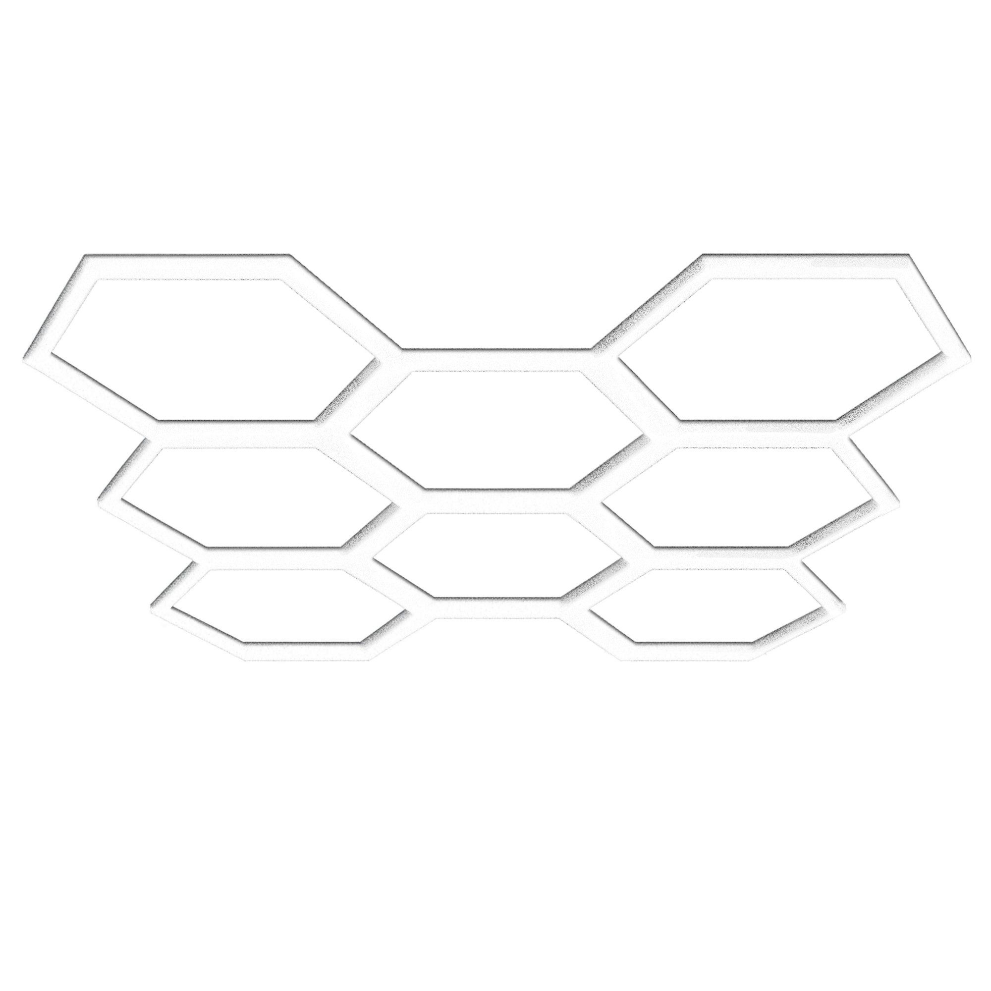 Barberpub Deckenleuchte BarberPub Hexagon Deckenleuchte LED Garage Light LP günstig online kaufen