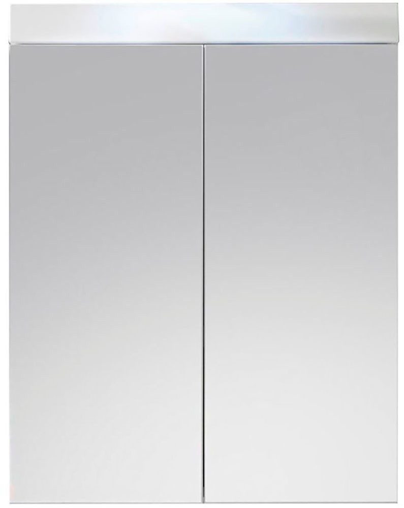 welltime Spiegelschrank Avena Badezimmerschrank wahlweise mit Aufsatzleuchte - (B/T/H) 60/17/77 cm