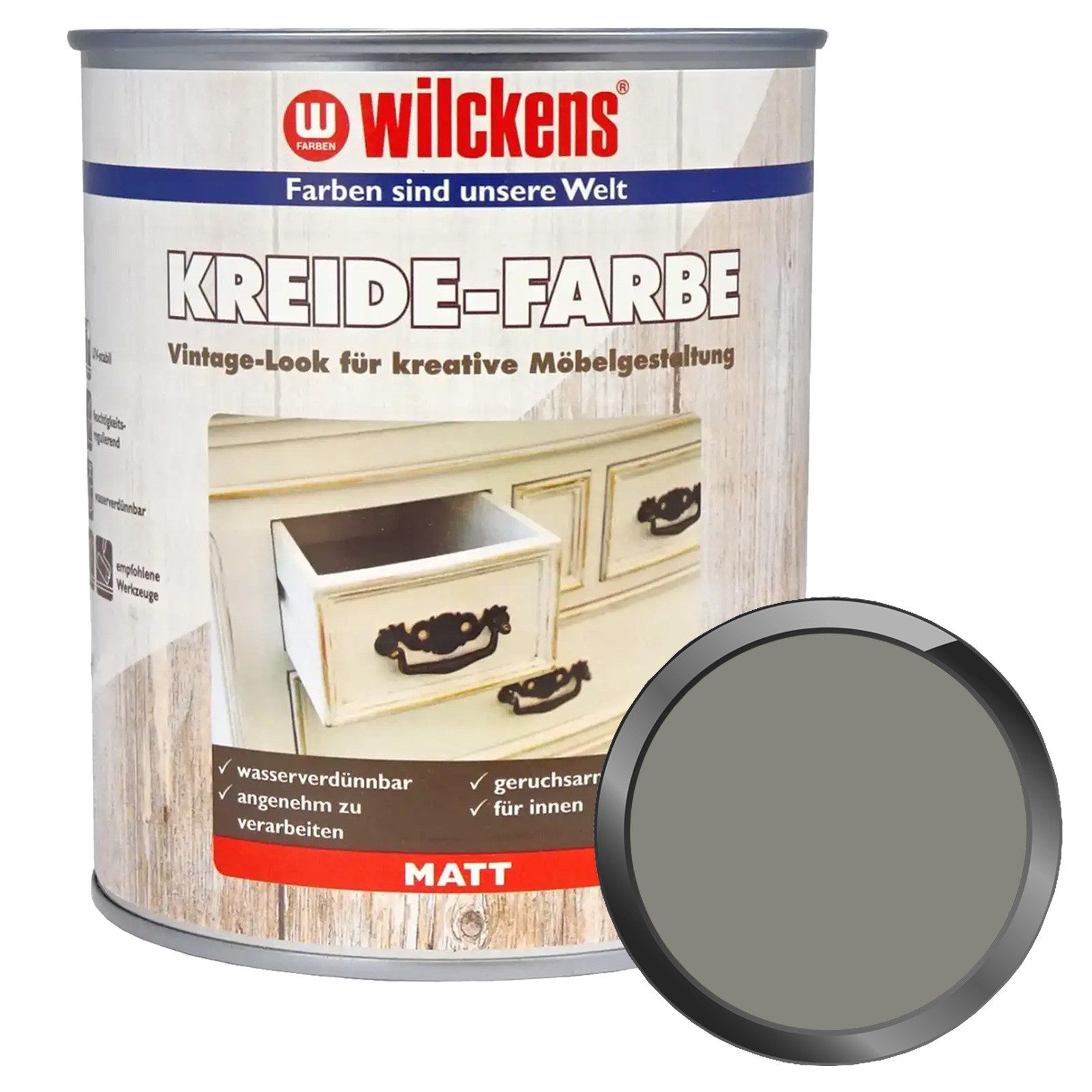Wilckens Farben Kreidefarbe Kreide-Farbe - 0.75 Liter