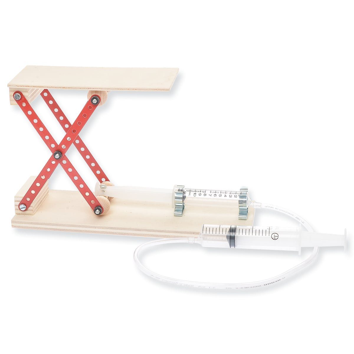 matches21 HOME & HOBBY Hebebühne Bausatz Kinder ab 12 Jahren Holzbaukasten