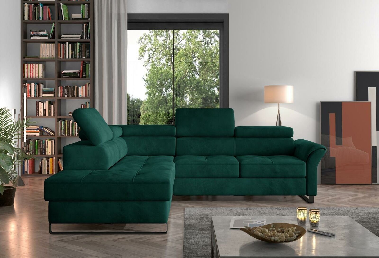 JVmoebel Ecksofa Polster L-Form Ecksofa Made in Modern Sofa, Textil Multifunktion Europe Design