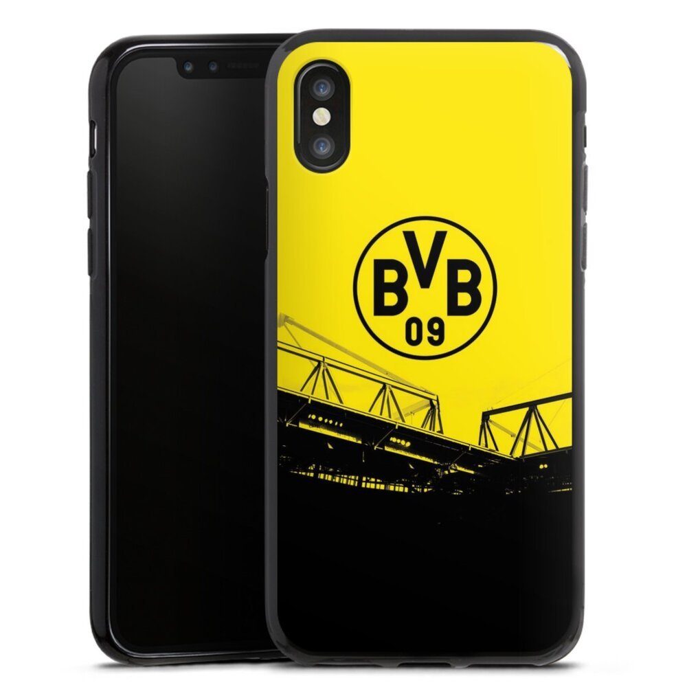 DeinDesign Handyhülle Borussia Dortmund BVB Fanartikel Stadion Schwarz-Gelb - BVB, Apple iPhone X Silikon Hülle Bumper Case Handy Schutzhülle