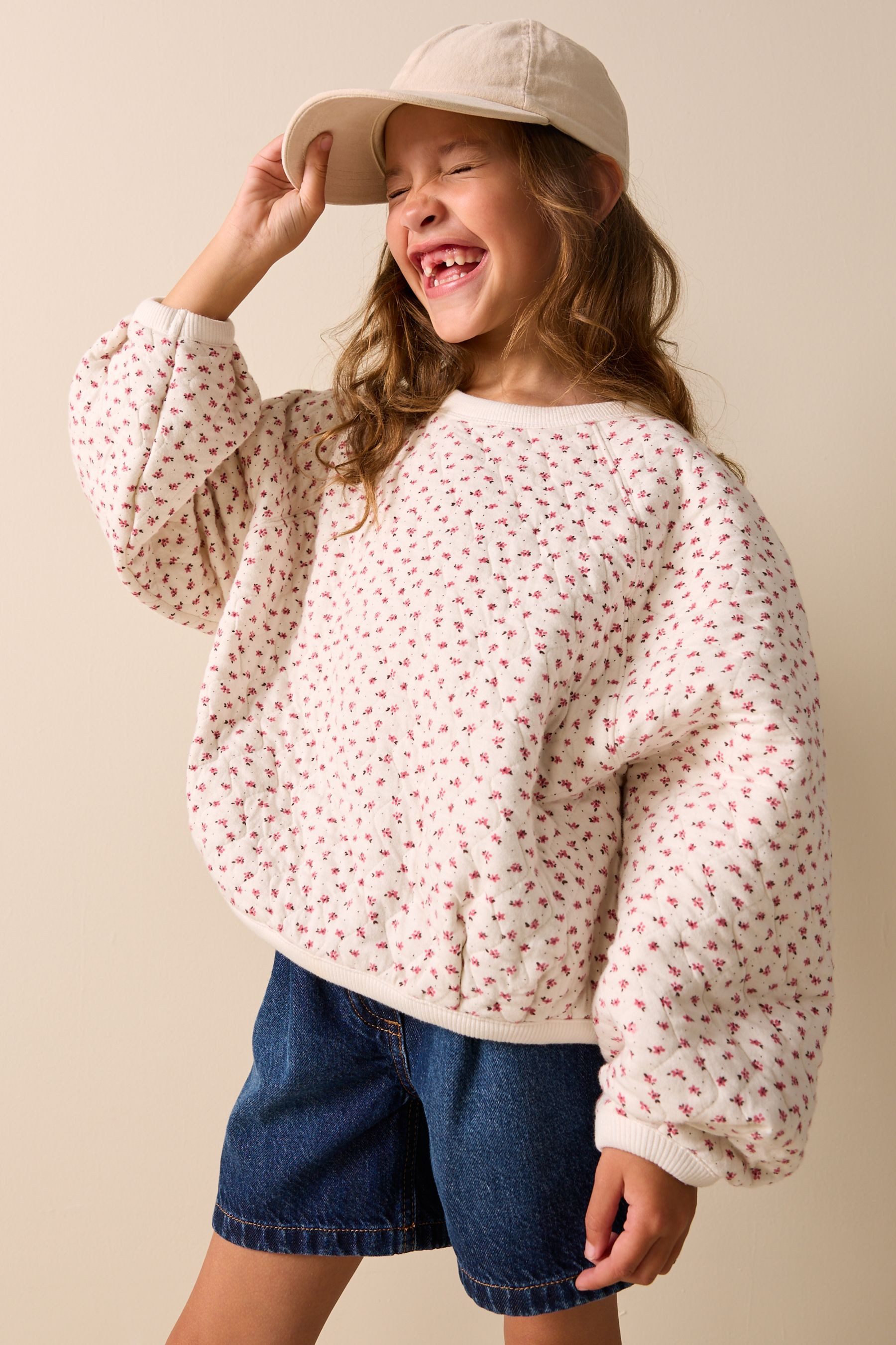 Next Sweater Gestepptes Sweatshirt (1-tlg)