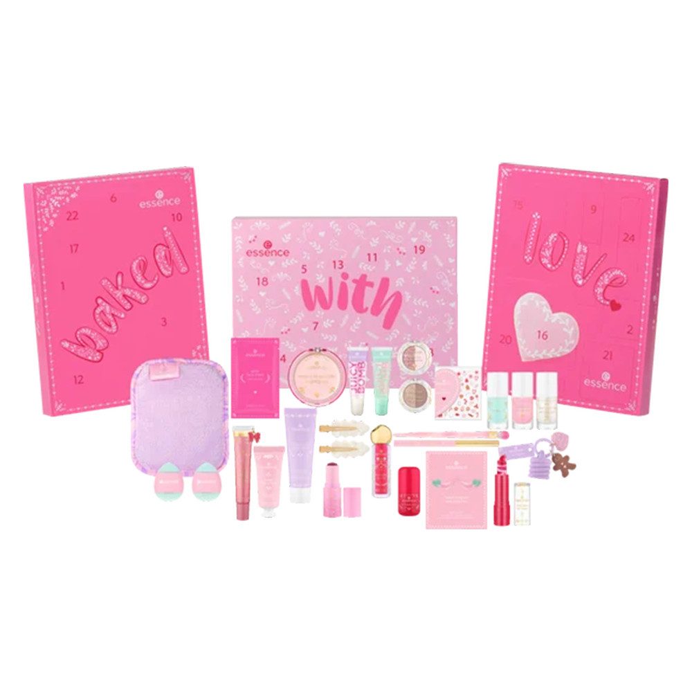 Essence Adventskalender essence baked with love Adventskalender 2026 (24-tlg), Beauty-Adventskalender mit 24 limitierten Produkten