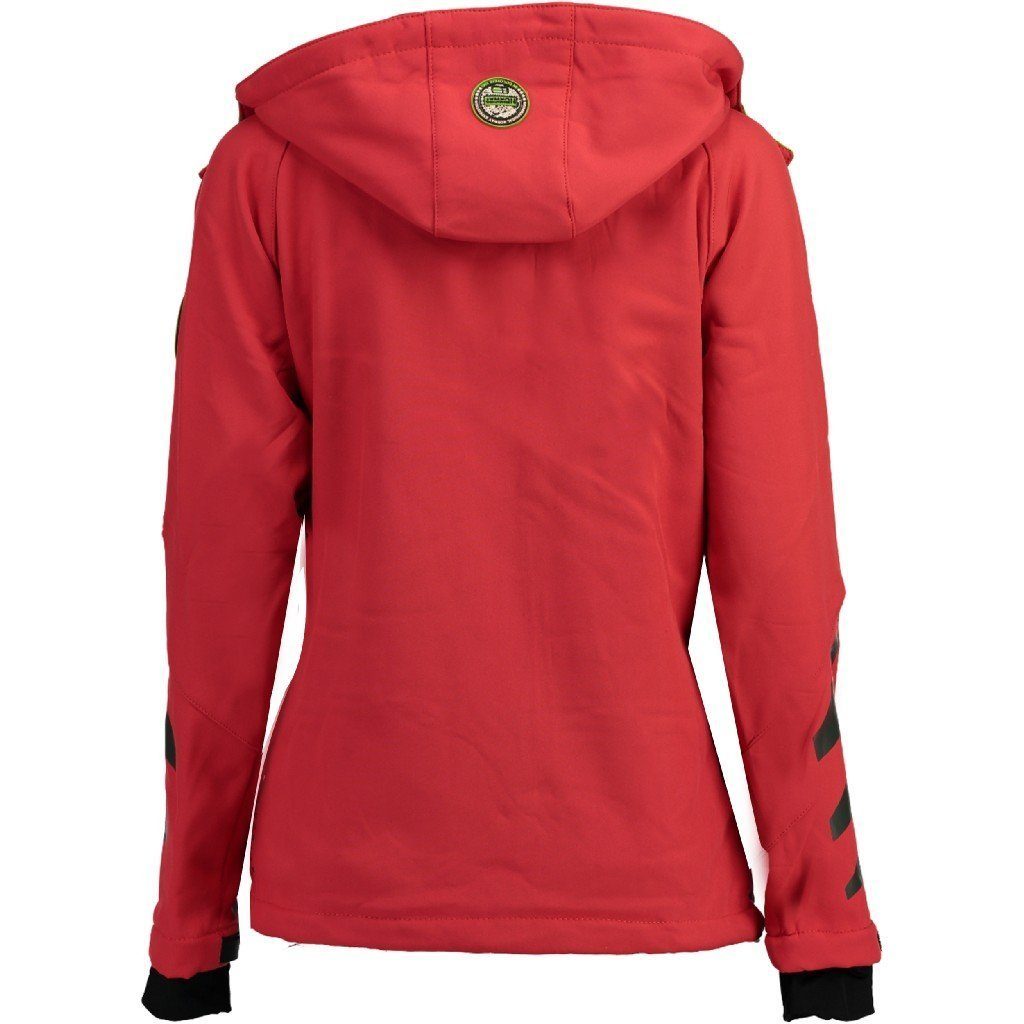 Damen Jacke Thea Softshelljacke Norway Geographical abnehmbarer Damen Softshell Kragen hochschließender Kaputze, mit Coral Jacke,