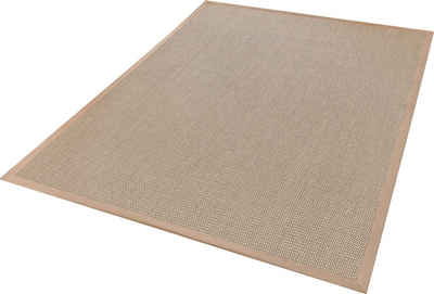 Sisalteppich Brasil, Dekowe, rechteckig, Höhe: 6 mm, Flachgewebe, Obermaterial: 100% Sisal, mit Bordüre, Wohnzimmer