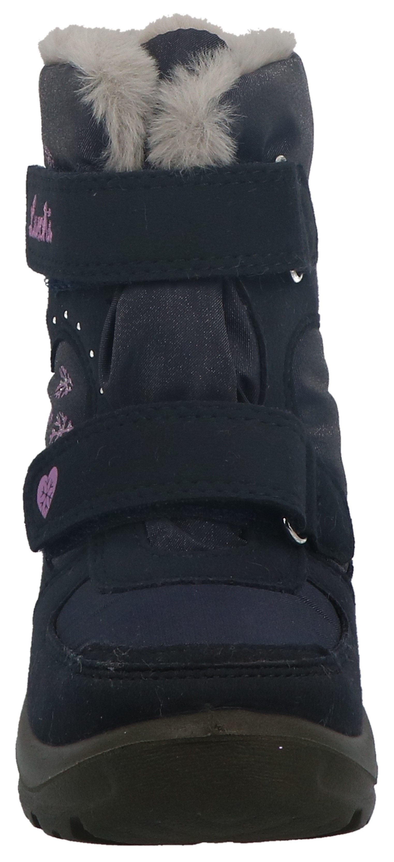 Lurchi Kimiko SYMPATEX, Blinkschuh Winterboots Boots mit Schneeflocken Print, Größenschablone zum Download