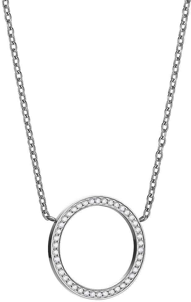 Bering Silberkette Halskette aus Edelstahl mit rundem Anhänger - Bering Jewelry