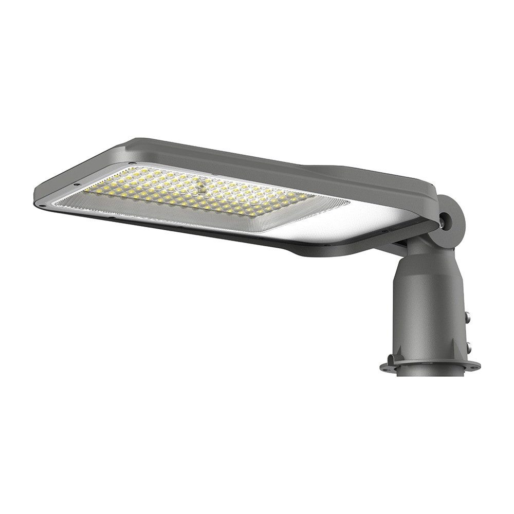 V-TAC LED Flutlichtstrahler, LED-Leuchtmittel fest verbaut, Neutralweiß, LED Straßenleuchte Flutlichtstrahler Aluminium Verstellbar L 48,8 cm