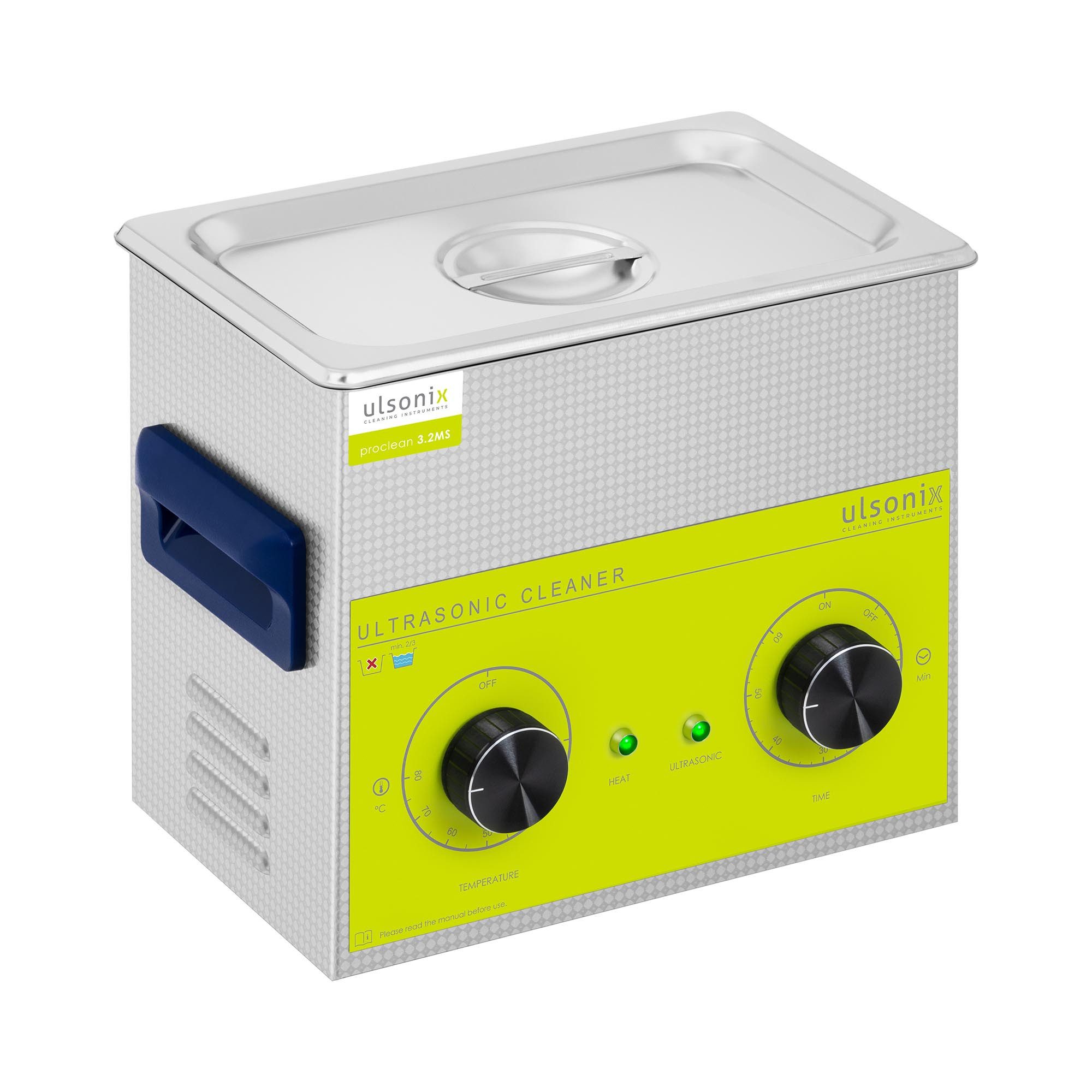 Ulsonix Ultraschallreiniger 3,2 L Ultraschallreinigungsgerät Ultraschallbad 120 W 40 kHz, verschiedene Größen