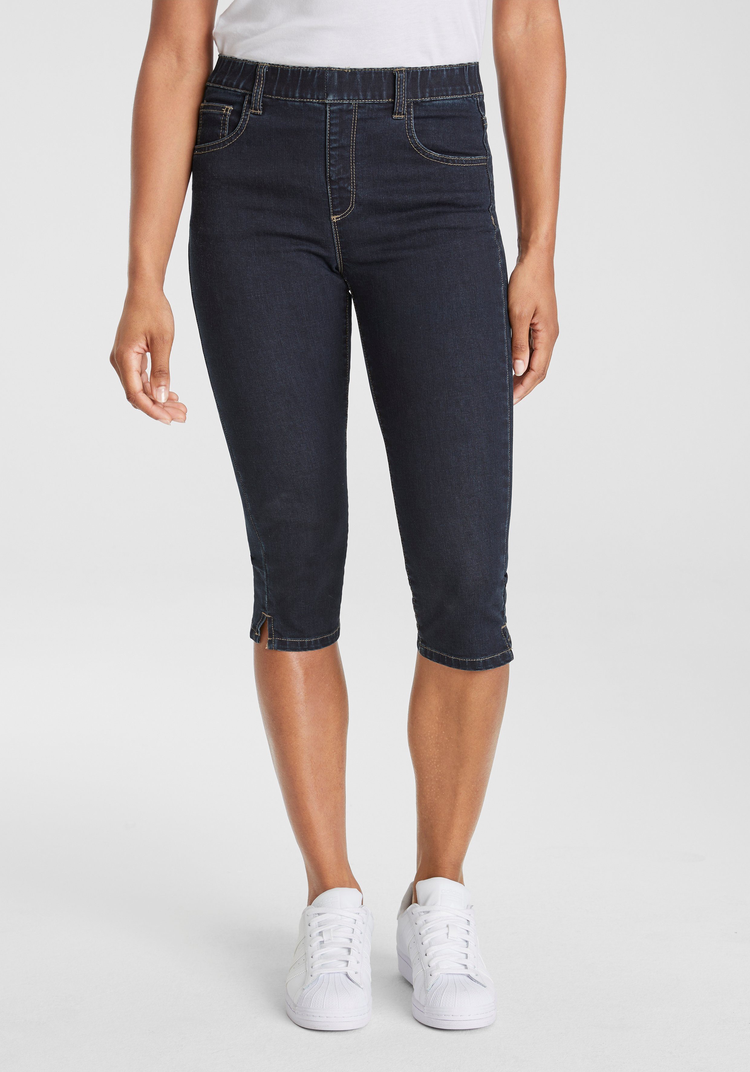 Arizona Caprijeans Ultra-Stretch extra-eng geschnittene Beinform, hoher Bund, in Capri-Länge