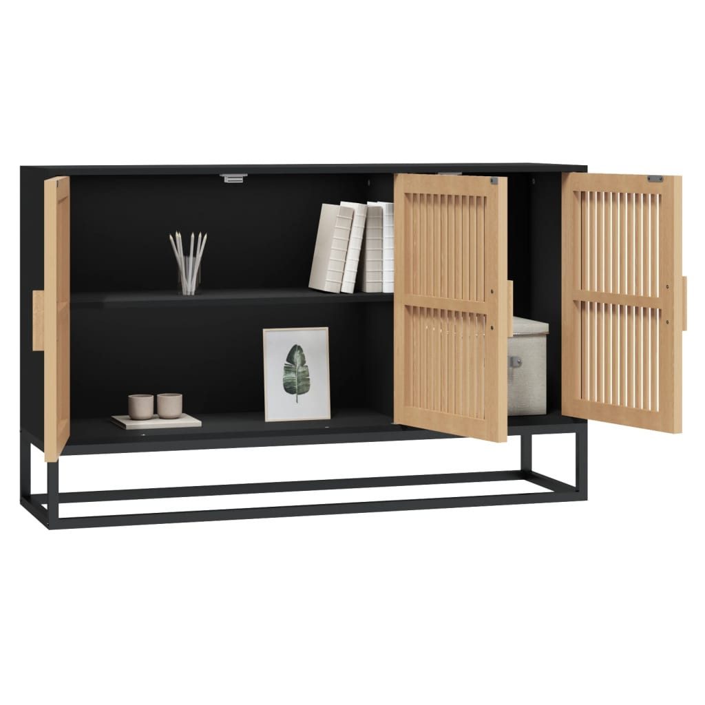 vidaXL Sideboard Sideboard Schwarz 105x30x65 cm Holzwerkstoff (1 St) – Bild 3 von 5