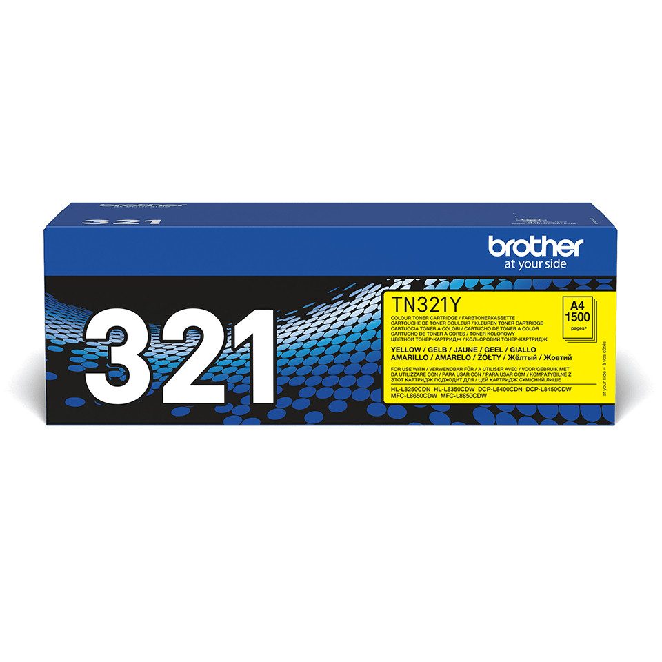 Brother Toner TN-321Y Gelb (ca. 1500 Seiten) Tintenpatrone
