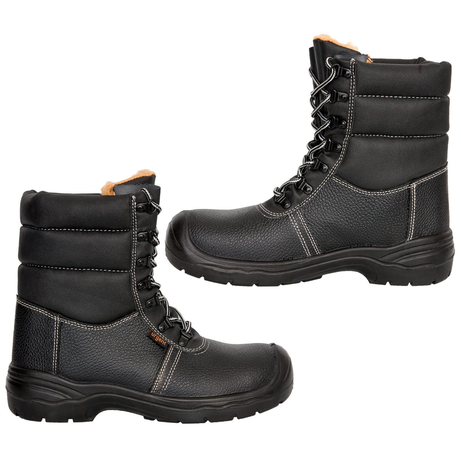 Urgent Arbeitsschuhe Sicherheitsschuhe WINTER Winterstiefel Stahlkappe Arbeitsschuh – Bild 2 von 5